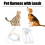 Adjustable Soft Mesh Pet Harness with Leash for Cats, Blue 1.5cm 9