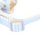 Adjustable Soft Mesh Pet Harness with Leash for Cats, Blue 1.5cm 11