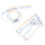 Adjustable Soft Mesh Pet Harness with Leash for Cats, Blue 1.5cm 12