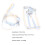 Adjustable Soft Mesh Pet Harness with Leash for Cats, Blue 1.5cm 8