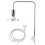 20W Modern LED Fish Tank Light with Adjustable Bracket, Silver 2