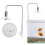 20W Modern LED Fish Tank Light with Adjustable Bracket, Silver 1