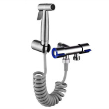Handheld Bidet Spray Set, Stainless Steel Toilet Sprayer Kit, Brushed Finish, Universal Compatibility