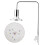 20W Modern LED Fish Tank Light with Adjustable Bracket, Silver 12