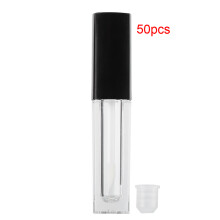 Cosmetic Container For Lip Gloss Empty Refillable Bottles Cute Design Great Gift Practical Transparent Tube Body Small Size For Home And Salon Use