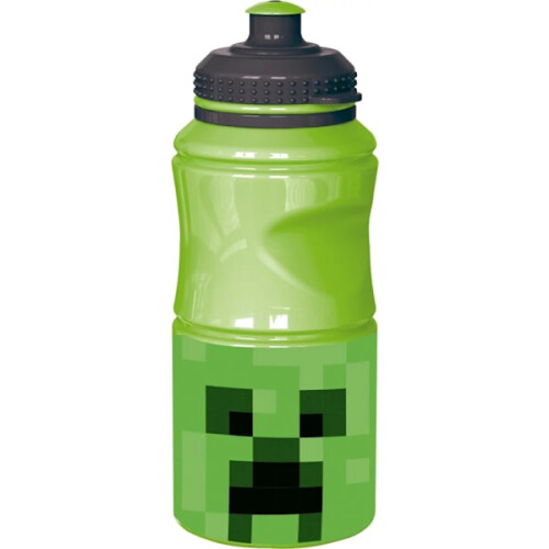 Μπουκάλι Νερού Minecraft/Αθλητικό Μπουκάλι για Παιδιά 380ml Πράσινο
