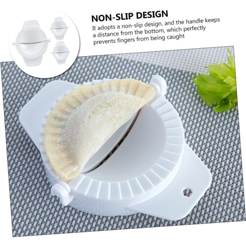 Dumpling Maker and Press with Non Slip Handle, Reusable Kitchen Tool for Easy Homemade Wrappers 2