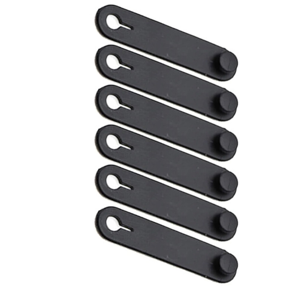 Motorcycle Power Cord Tie Rubber Brake Cable Tie Elastic Tension Strap For Bike Accessories 6 Items Set 9094768619469