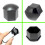 19mm Grey Wheel Nut Covers Set for Range Rover Velar, Hexagonal Bolt Caps with Removal Tool 2