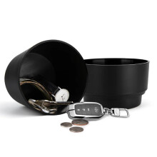 Security Safe and Lock Box Hidden Safe Plastic Flower Pot Piggy Bank Separable Container No Flower Style 1