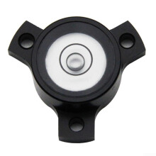 SpecialShaped Flange Level Gauge Aluminum Alloy Construction 32X20X12Mm Black Casing White Or Green Water Ring