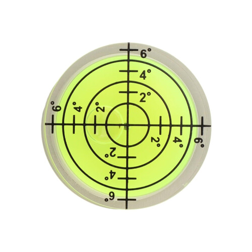 Circular Bubble Level Replacement 32 Millimeter Acrylic Spirit Level Tool 2 Pack For Precision Carpentry