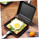 Non Stick Double Sided Frying Pan Sandwich Maker Easy Clean Surface for Breakfast and Snacks 2