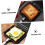 Non Stick Double Sided Frying Pan Sandwich Maker Easy Clean Surface for Breakfast and Snacks 5
