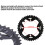 High-Strength 44T Chainring with Enhanced Grip for Bumpy Terrain 4