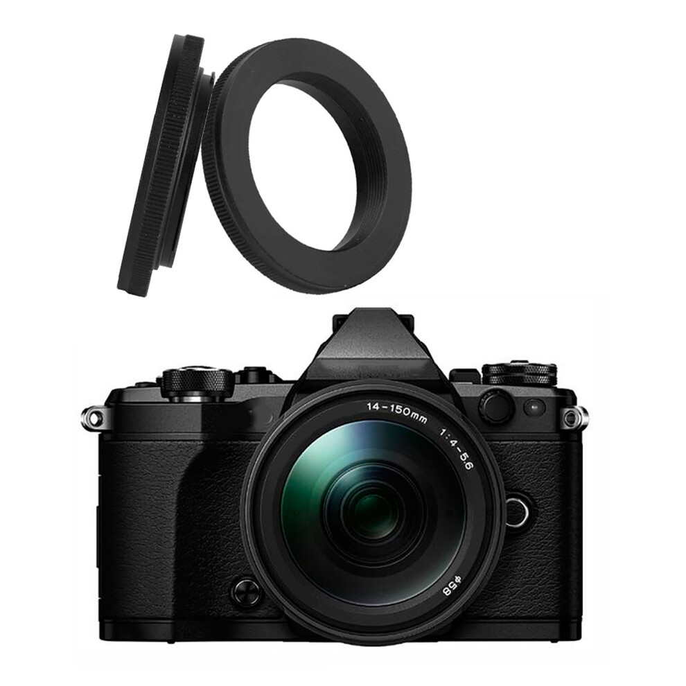 M42-Om4/3 Adapter Ring For Olympus 4/3 Cameras Aluminum Black 9431377877512