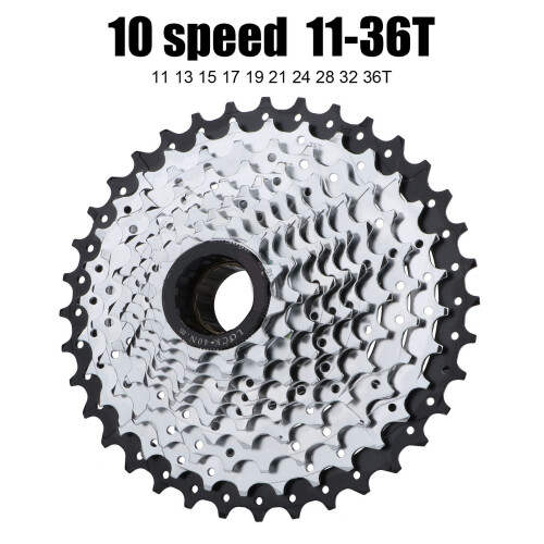 10 Speed MTB Flywheel 11‑36T Silver - Durable Rust-Proof Noiseless 2