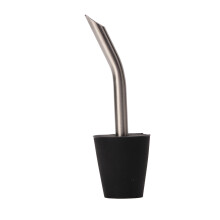 Kesselauslauf-Verlängerungsdüse Silikon 4 mm 9,8 cm Schwarz