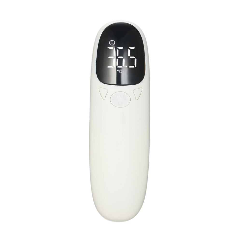 White Non-Contact Infrared Thermometer Dual Mode, Fast & Accurate, Led Display,