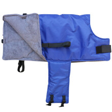 Goat Coats for Winter Waterproof Livestock Blanket With Reflective Strips 3Layer Thickened Windproof Vest for Farm Calf