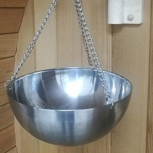 Sauna Copper Bowl And Tranquil Atmosphere With Aromatherapy Stainless 1