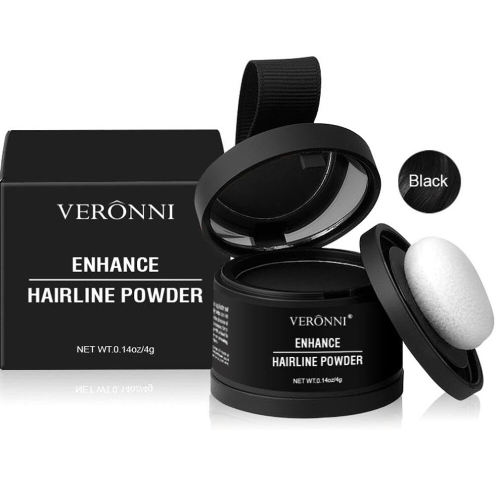 Gray 6 Color Hair Powder Root Touchup Hairline Concealer, Waterproof Powder, Instant Roots