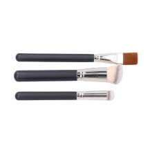 Foundation Brush Trio, Multifunctional Angled Concealer Powder Makeup Brushes for Streak Free Results with Ergonomic Design and Long Term Use