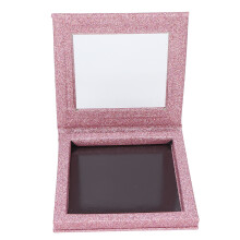 Kompakte und tragbare magnetische Make-up-Palette, umweltfreundlich und wiederverwendbar, elegantes Design mit Spiegel, individuell anpassbares