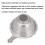 Metal Resin Filter Funnel for 3D Printer Accessories - Silver 6