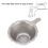 Metal Resin Filter Funnel for 3D Printer Accessories - Silver 4