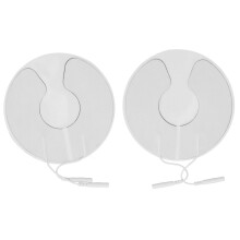 Électrodes TENS à couche adhésive conductrice, réutilisables, double étanchéité, finitions soignées, bords nets, sans colle.