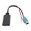 KCE237B AUX-IN Câble de remplacement pour voiture ABS Noir 16