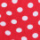 Elastic Lace Chicken Saddle Apron Red White Dots 20x20cm 6