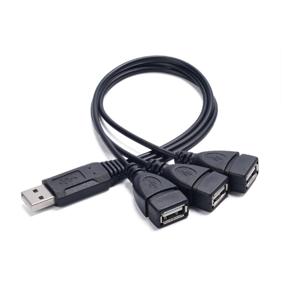 Usb2.0 Male To Triple Female Splitter Cable Data Transfer And 5V3a Charging For Usb Devices 9199774347020