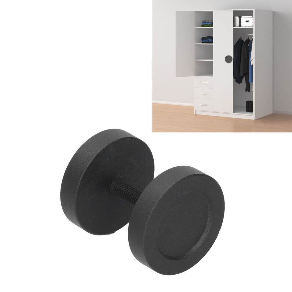 Carbon Steel Barn Door Handle 5X5cm Sliding Knob For Gates & Cabinets 5041377880968