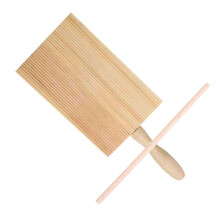 Gnocchi Board Pasta Maker with Ergonomic Wooden Handle for Homemade Pasta and Gnocchi Shaping