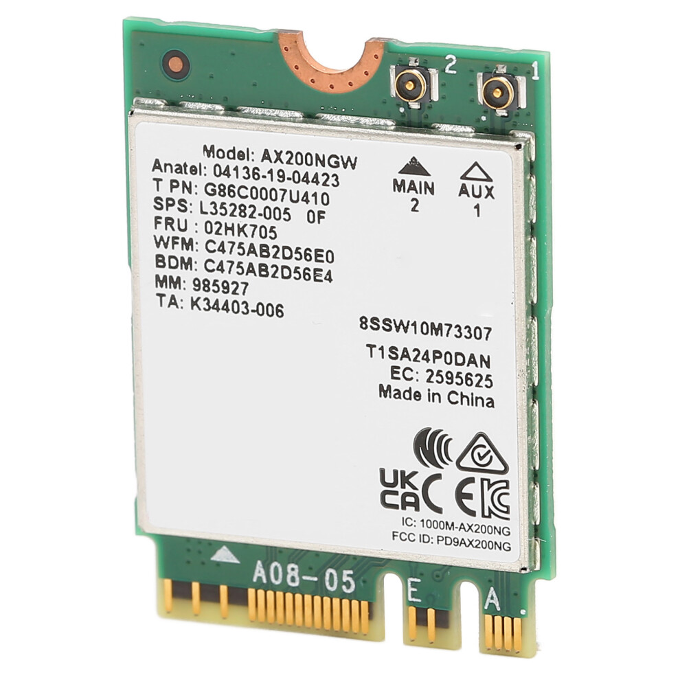 Ngff Wifi6 Bluetooth 5.1 Dual Band Network Card 2.4G/5G 9421374062158