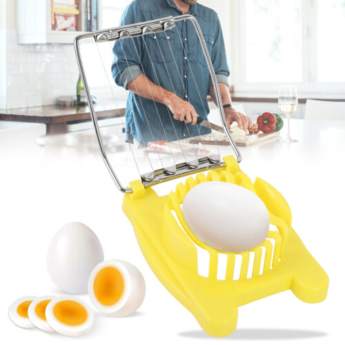 Stainless Steel Egg Slicer for Fruits and Cheese - Multi-Function Kitchen Tool 2