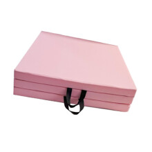Tri Fold Exercise Mat For Gymnastics With Waterproof Design And Carry Handles Portable Folding Gymnastics Mat