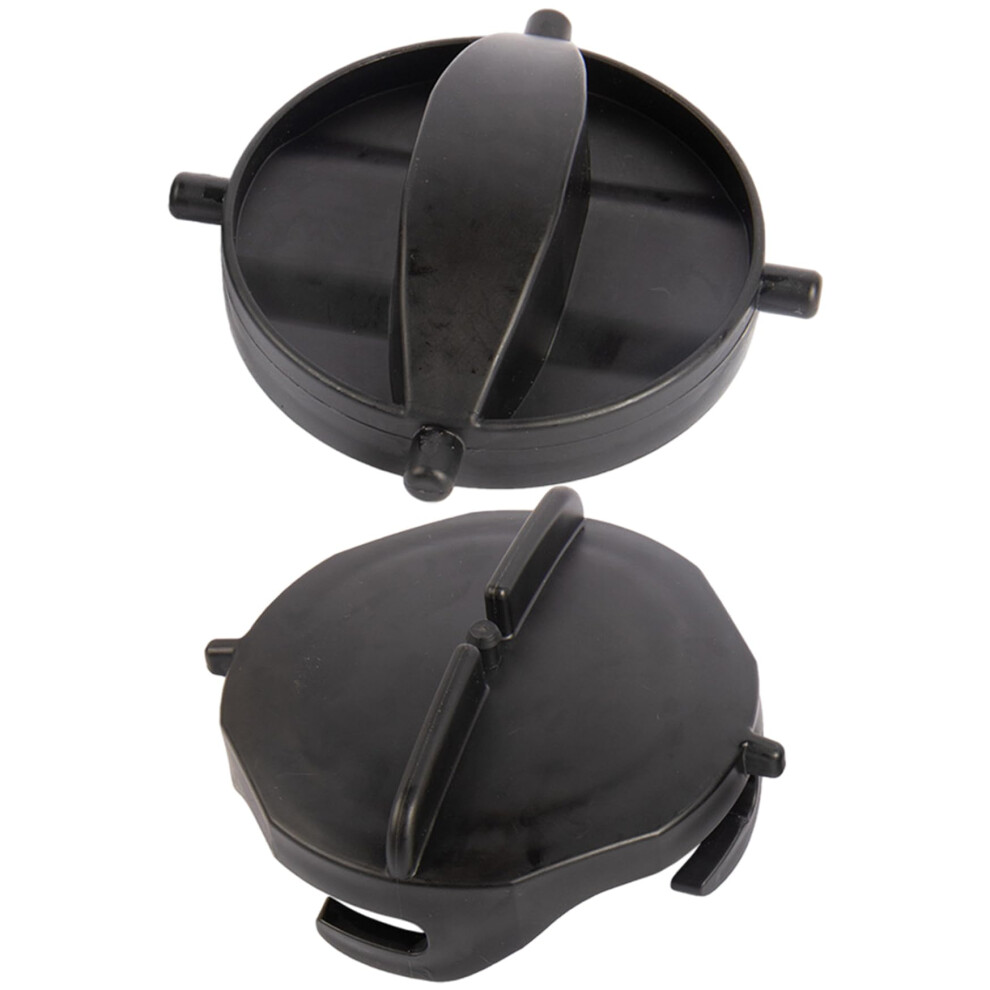 2Pcs Rv Sewer Cap, Double Ear Snapon Plastic Hose End Cap, Anti Aging For Rv Sewer System 9382693826497