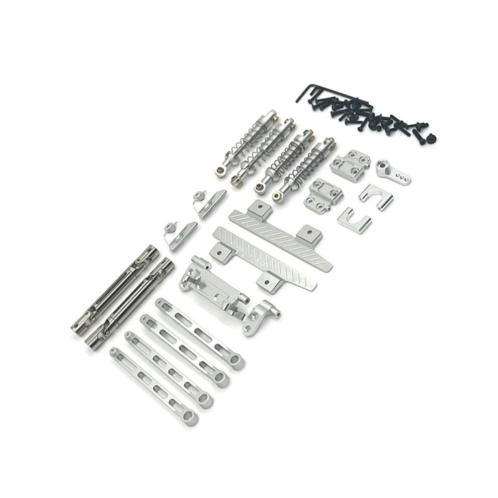 Rc Car Upgrade Tie Rod Before And After Drive Shaft Set For 1/12 Mn82 Lc79 Rc Car Upgrade Parts Silver 6034237750388