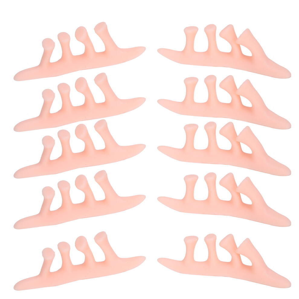 Corrective Support For Hammertoes Medical Grade Gel Spacers Triple Loop Toe Separator, Toe Dividers Reduce Pressure Points And Improve Toe Posture, A