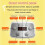 Automatic Yogurt Maker 1.3L with 4 Glass Jars, LCD Timer Display, Constant Temperature Fermentation 2