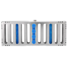 Medical Grade Stainless Steel Sterilization Tray Autoclavable Dental Instruments Organizer with Locking Lid High Hardness No Rust Heat Resistant