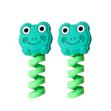 2 Stück Cartoon-Ladekabel-Schutz, USB-Ladekabel-Schutz,-Frosch