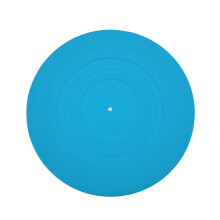 Anti-Vibrations-Pad aus Gummi für LP, rutschfeste Matte für-Blau