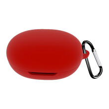 Silikon-Headset für Gehäuseabdeckung, einfarbig, weicher-Rot