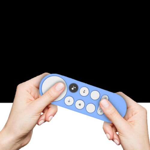 Housse de télécommande en Silicone pour coque, étui-bleu ciel 2