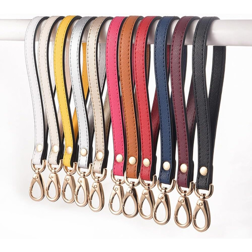 Bag Chain 1 Pc Khaki AllMatch Solid Chain Strap For Clutch Wallet Wrist Strap Keychain Accessories 1
