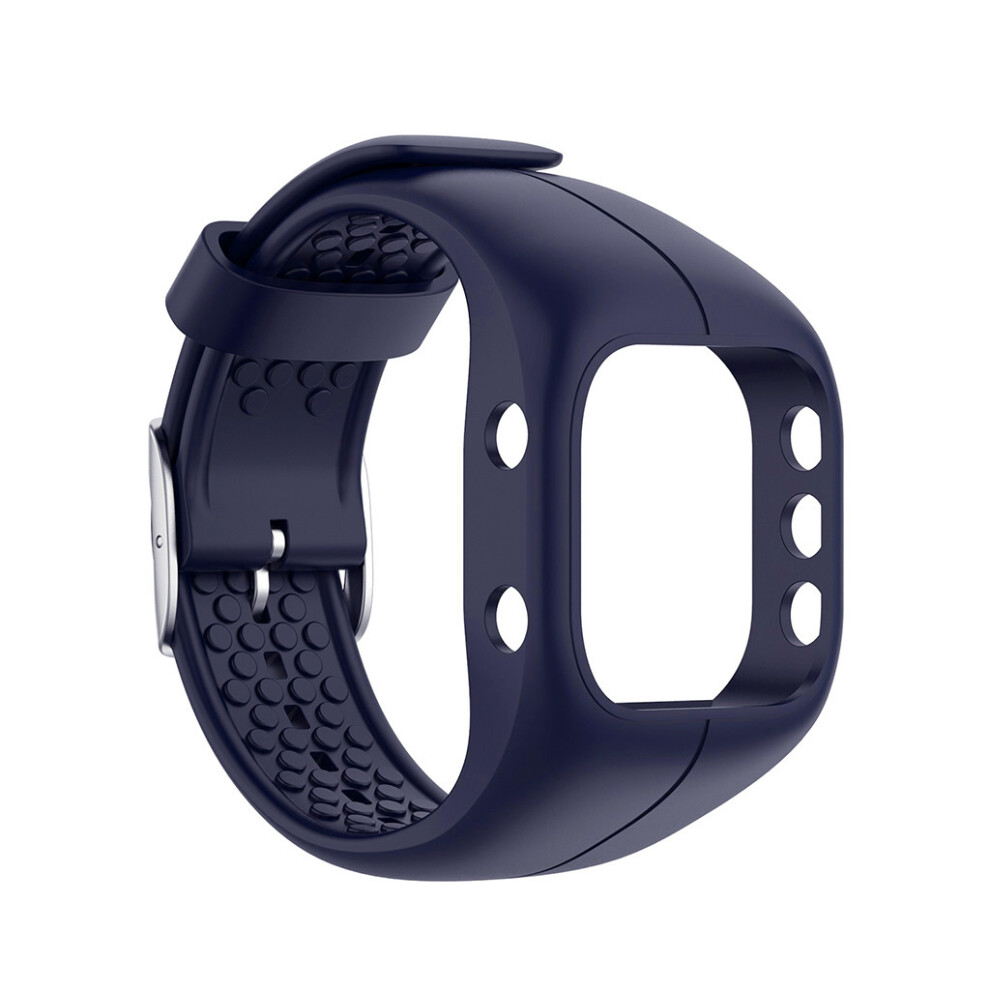 A300 Silicone Wrist Watch Band Strap Replacement-Dark Blue 7709000330027